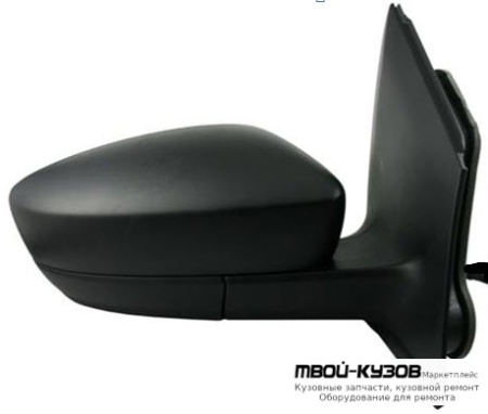 ЗЕРКАЛО ПРАВАЯ СТОРОНА (СЕДАН) С ТРОСИК (CONVEX) (ТАЙВАНЬ) для Volkswagen POLO (09.2010 - 2020)