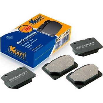Колодка тормозная ВАЗ-2101 передняя (KRAFT) (4 шт.)