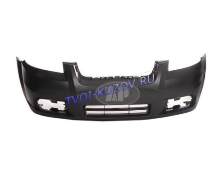 БАМПЕР ПЕРЕДНИЙ SDN черный без отв.  - для CHEVROLET AVEO