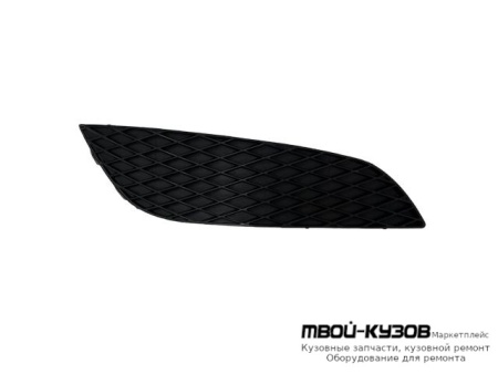 РЕШЕТКА БАМПЕРА ПЕРЕДНИЙ ПРАВАЯ СТОРОНА БЕЗ ОТВЕРСТИЙ ПОД ПРОТИВОТУМАННЫЕ ФАРЫ (КИТАЙ) для Opel ASTRA H (06.2004-)