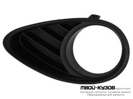 РЕШЕТКА БАМПЕРА ПЕРЕДНИЙ ПРАВАЯ СТОРОНА С ОТВЕРСТИЯМИ ПОД ПРОТИВОТУМАННЫЕ ФАРЫ (ТАЙВАНЬ) для Infiniti FX 35 / 37/50 (2008-)