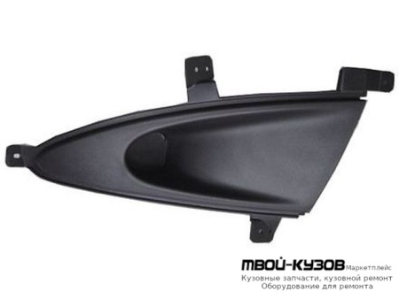 РЕШЕТКА БАМПЕРА ПЕРЕДНИЙ ПРАВАЯ СТОРОНА С ОТВЕРСТИЯМИ ПОД ПРОТИВОТУМАННЫЕ ФАРЫ (ТАЙВАНЬ) для Hyundai ELANTRA (2007-)