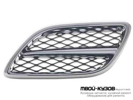 РЕШЕТКА РАДИАТОРА ПРАВАЯ СТОРОНА ХРОМ-ЧЁРНЫЙ (ТАЙВАНЬ) для Nissan PRIMERA P11 (06.1999 - 03.2002)