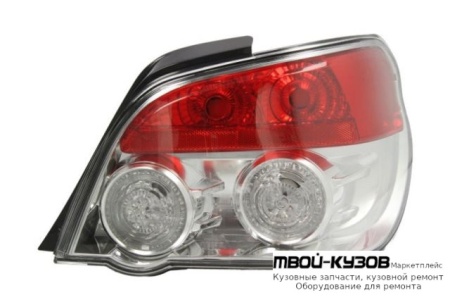 ФОНАРЬ ЗАДНИЙ ВНЕШНИЙ ПРАВАЯ СТОРОНА (СЕДАН) ВНУТРИ (DEPO) ХРОМ для Subaru IMPREZA (2001-)