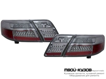 ФОНАРЬ ЗАДНИЙ ВНЕШНИЙ+ВНУТР ЛЕВАЯ + ПРАВАЯ (КОМПЛЕКТ) ТЮНИНГ С ДИОД (EAGLE EYES) ТОНИР ВНУТРИ ХРОМ для Toyota CAMRY V40 (01.2006-)