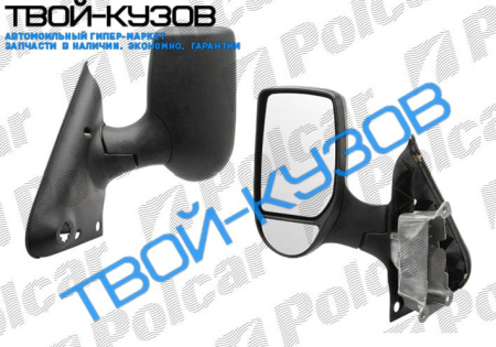 TRANSIT 2001- ЗЕРКАЛО R МЕХАНИЧЕСКОЕ КОРОТКАЯ НОЖКА