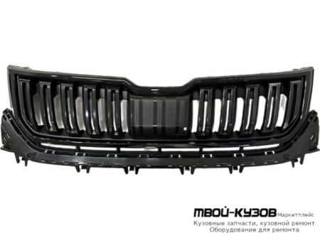 РЕШЕТКА РАДИАТОРА С ЧЁРНЫЙ МОЛДИНГ (КИТАЙ) для Skoda KODIAQ (2016-)