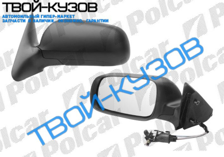 OCTAVIA 96-2004 ЗЕРКАЛО ЛЕВОЕ МЕХАНИЧЕКОЕ,ПОД ПОКРАСКУ