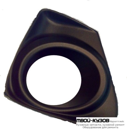 РЕШЕТКА БАМПЕРА ПЕРЕДНИЙ ПРАВАЯ СТОРОНА С ОТВЕРСТИЯМИ ПОД ПРОТИВОТУМАННЫЕ ФАРЫ (ТАЙВАНЬ) для Toyota COROLLA E150 (2006-) СЕДАН