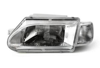 Фара ВАЗ-2115 левая в сборе c бел.пов. (Автосвет) 742.3711-02