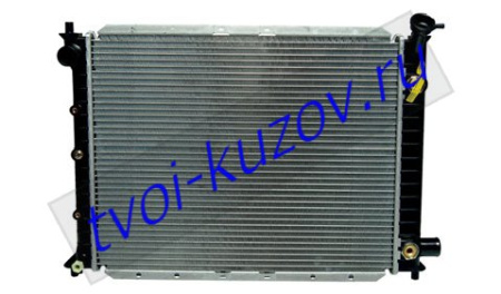 ESCORT USA РАДИАТОР ОХЛАЖДЕН AT MT 1.8 1.9 (2 ряд)