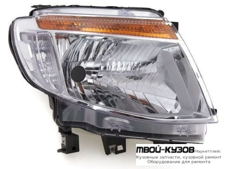 ФАРА ПРАВАЯ СТОРОНА ВНУТРИ ХРОМ (DEPO) для Ford RANGER (2006-)