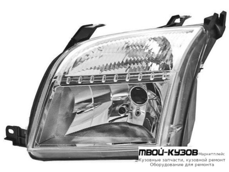 ФАРА ЛЕВАЯ СТОРОНА С КОРРЕКТОР (DEPO) для Ford FUSION (2002-)