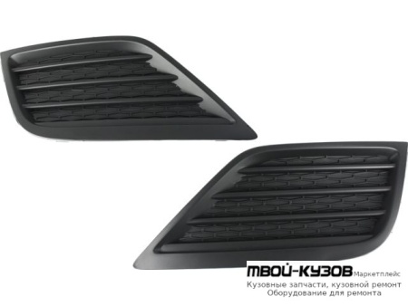 РЕШЕТКА БАМПЕРА ПЕРЕДНИЙ ЛЕВАЯ + ПРАВАЯ (КОМПЛЕКТ) (ТАЙВАНЬ) для Renault ARKANA (2019-)