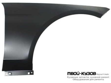 КРЫЛО ПЕРЕДНИЙ ПРАВАЯ СТОРОНА БЕЗ ОТВ ПОД ПОВТОРИТЕЛЬ СТАЛЬН (ТАЙВАНЬ) для Mercedes W212 (2009-)