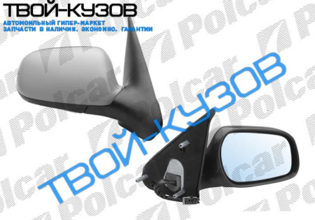 XSARA 0797-0205 ЗЕРКАЛО R ЭЛ+ОБОГРЕВ,ПОД ПОКРАСКУ,АСФЕРА, СИНЕЕ