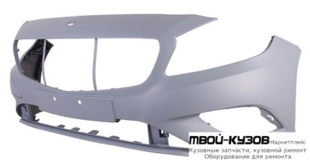БАМПЕР ПЕРЕДНИЙ ГРУНТ (ТАЙВАНЬ) для Mercedes W176 A-CLASS (2012-)