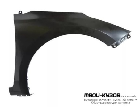 КРЫЛО ПЕРЕДНИЙ ПРАВАЯ СТОРОНА БЕЗ ОТВ ПОД ПОВТОРИТЕЛЬ (ТАЙВАНЬ) для Hyundai SOLARIS (2017-)