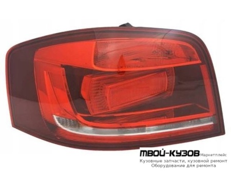 ФОНАРЬ ЗАДНИЙ ВНЕШНИЙ ЛЕВАЯ СТОРОНА (3 дв) (DEPO) для Audi A3 (2008-2011)
