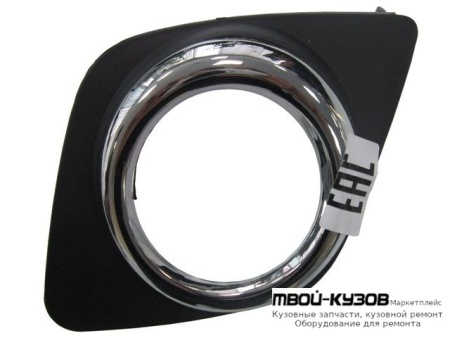 РЕШЕТКА БАМПЕРА ПЕРЕДНИЙ ПРАВАЯ СТОРОНА С ОТВЕРСТИЯМИ ПОД ПРОТИВОТУМАННЫЕ ФАРЫ (КИТАЙ) для Toyota RAV4 (2006-)