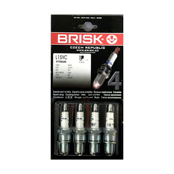 Свечи Brisk L15YC (Super) ВАЗ карбюратор в блистере