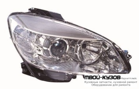 ФАРА ПРАВАЯ СТОРОНА С КОРРЕКТОР (DEPO) для Mercedes W204 (2007-)