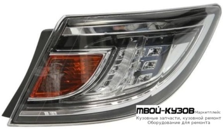 ФОНАРЬ ЗАДНИЙ ВНЕШНИЙ ПРАВАЯ СТОРОНА С ДИОД ВНУТРИ (DEPO) ХРОМ для Mazda 6 (2008-2012)