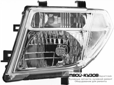 ФАРА ЛЕВАЯ СТОРОНА (euro) ПОД КОРРЕКТОР (DEPO) для Nissan NAVARA (2006-), Nissan PATFINDER R51 (2005-)