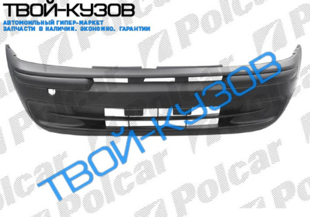 PUNTO II 99- 5ДВЕРЕЙ БАМПЕР ПЕРЕДНИЙ С РЕШЕТКОЙ И НАКЛАДКАМИ ЧЕРНЫЙ