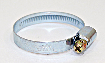 Хомут 32-50мм оцинкованная сталь (NOVA BRIGHT)