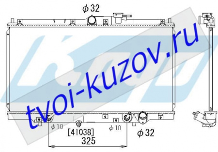 ACCORD (СD, PRELUDE 97-) РАДИАТОР ОХЛАЖДЕН AT 2 2.2 (1 ряд) ACCORD (СD, PRELUDE 97-) РАДИАТОР ОХЛАЖДЕН AT 2 2.2 (1 ряд)
