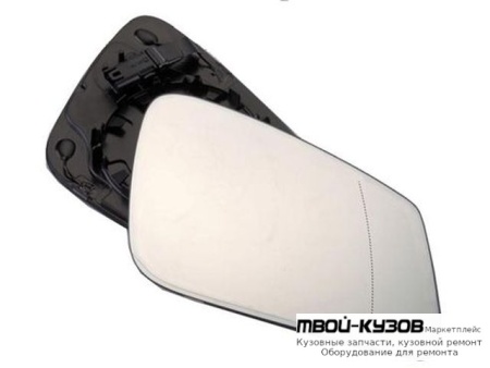 СТЕКЛО ЗЕРКАЛА ПРАВАЯ СТОРОНА ЭЛЕКТР С ПОДОГРЕВОМ (ASPHERICAL) (ТАЙВАНЬ) для BMW F01 / F02 7 series (2009-), BMW F10 5 series (2010-)