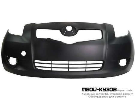 БАМПЕР ПЕРЕДНИЙ ГРУНТ (ТАЙВАНЬ) для Toyota YARIS (08.2005-)