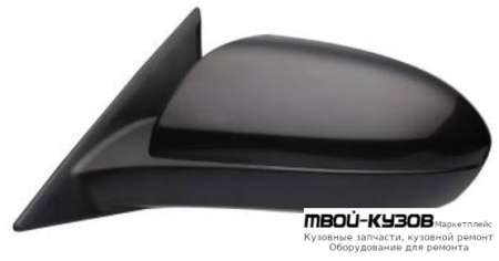 ЗЕРКАЛО ЛЕВАЯ СТОРОНА ЭЛЕКТР С ПОДОГРЕВОМ (USA) НЕСКЛАДЫВ. (POLYWAY) ГРУНТ (ТАЙВАНЬ) для Mazda 6 (2008-2012)