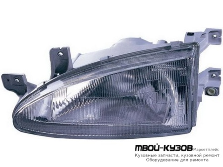 ФАРА ЛЕВАЯ СТОРОНА (3 дв) (DEPO) для Hyundai ACCENT (1995-1996)