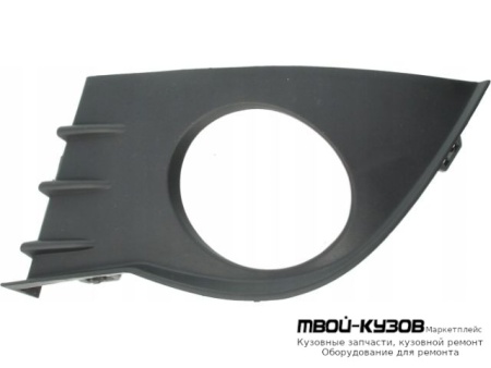 РЕШЕТКА БАМПЕРА ПЕРЕДНИЙ ЛЕВАЯ СТОРОНА П/ПРОТИВОТУМ ЧЁРНЫЙ (ТАЙВАНЬ) для Renault CLIO (2006-)