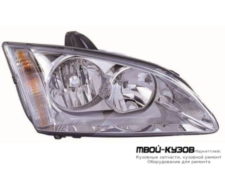 ФАРА ПРАВАЯ СТОРОНА +/- КОРРЕКТОР (DEPO) для Ford FOCUS (2005-)