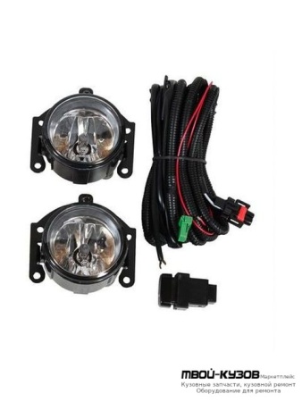 ФАРА ПРОТИВОТУМАННАЯ ЛЕВАЯ + ПРАВАЯ (КОМПЛЕКТ) С ПРОВОДК , КНОПКОЙ для Mitsubishi L200 (2005-), Mitsubishi LANCER (03.2007-), Mitsubishi PAJERO SPORT (2009-)