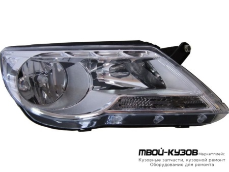 ФАРА ПРАВАЯ СТОРОНА +/- КОРРЕКТОР (КИТАЙ) для Volkswagen TIGUAN (2007-2016)