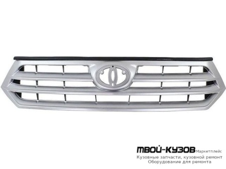 РЕШЕТКА РАДИАТОРА СЕРЫЙЕБРИСТ (КИТАЙ) для Toyota HIGHLANDER (2010-2013)