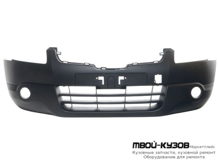 БАМПЕР ПЕРЕДНИЙ С ОТВЕРСТИЯМИ ПОД ПРОТИВОТУМАННЫЕ ФАРЫ (КИТАЙ) для Nissan QASHQAI (2007-)