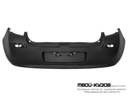 БАМПЕР ЗАДНИЙ ГРУНТ (ТАЙВАНЬ) для Renault CLIO (2006-)