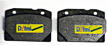 Колодка тормозная ВАЗ-2108 передняя (DAFMI) Д743П (4 шт.)
