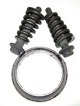 Хомут глушителя ВАЗ-2110 катализатора (кольцо графит. с болтами и пруж.) в уп.
