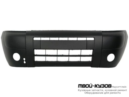 БАМПЕР ПЕРЕДНИЙ С ОТВЕРСТИЯМИ ПОД ПРОТИВОТУМАННЫЕ ФАРЫ ГРУНТ для Citroen BERLINGO / PEUGEOT PARTNER (01.2003-)