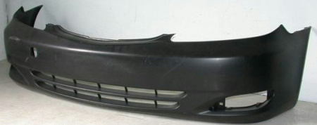 CAMRY БАМПЕР переднийИЙ с отверстием под повторитель поворота под противотуманку с ЗАГЛУШ под КРЮК без отверстия под омыватели фар загрунтов. (под покраску)