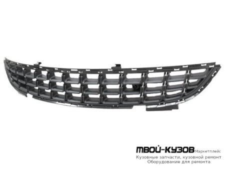 РЕШЕТКА БАМПЕРА ПЕРЕДНИЙ ЦЕНТР ТЕМНО-СЕРЫЙ (ТАЙВАНЬ) для Opel CORSA (2011-)