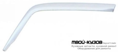 МОЛДИНГ БАМПЕРА ПЕРЕДНИЙ ЛЕВАЯ СТОРОНА ХРОМ (ТАЙВАНЬ) для Mercedes W140 SEDAN (05.1993 - 10.1998)