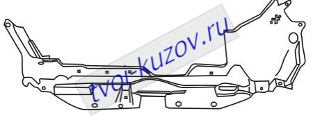 CR-V (ВОЗДУХОЗАБОРНИК ПОД БАМПЕР) ПЛАСТИК