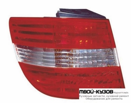 ФОНАРЬ ЗАДНИЙ ВНЕШНИЙ ЛЕВАЯ СТОРОНА (DEPO) КРАСНЫЙ-XРОМ для Mercedes W245 B-CLASS (2005-)